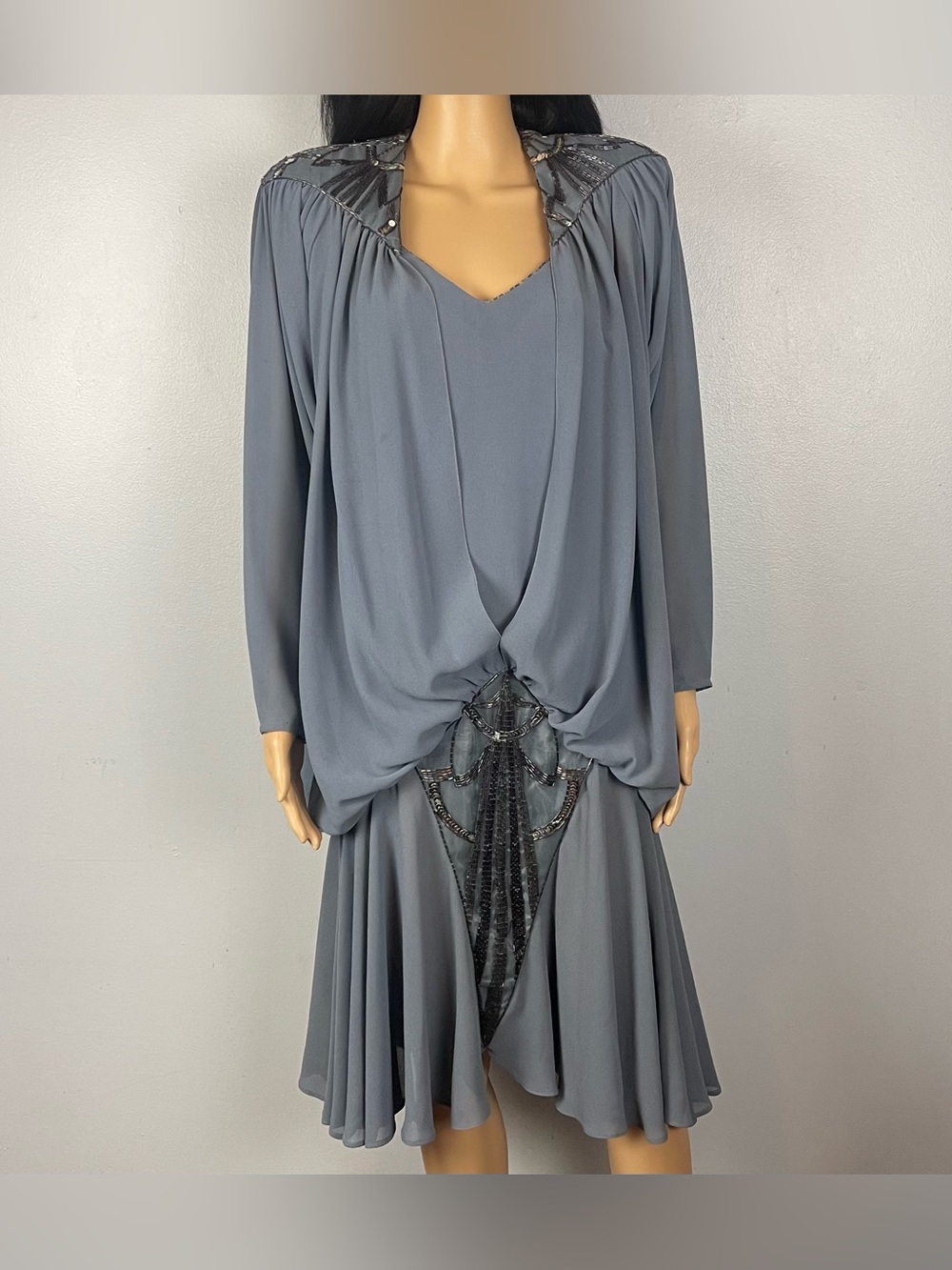 1920s Inspired Drop Waist Dress